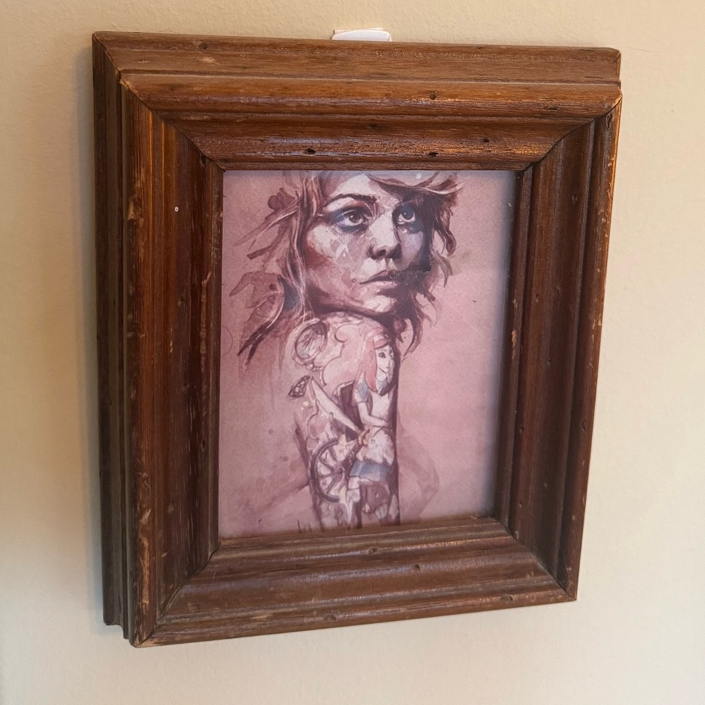 Rustic Brown Framed Art Print